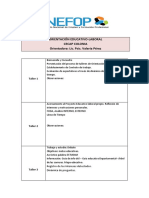 Planificación 7 Talleres CECAP