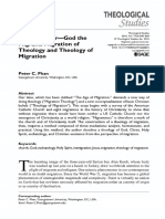 Peter C. Phan, "Deus Migrator-God The Migrant - Migration of Theology and Theology of Migration"