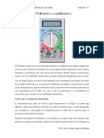 Ficha #031 El Polímetro o Multímetro Parte 02