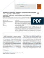 Zalacáin, D. Et Al (2019) - Influence of Reclaimed Water Irrigation in Soil Physical Properties of Urban Parks A Case Study in Madrid (Spain)