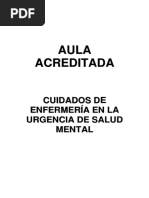 Cuidados de Enfermeria en La Urgencia de Salud Mental