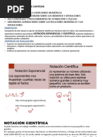 6ta Semana Notación Científica y Exponencial