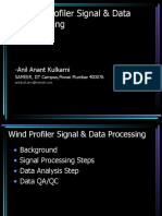 Wind Profiler Signal & Data Processing: - Anil Anant Kulkarni