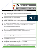 Biology: Chapter 24: Sexual Rep. in Flow. Plant