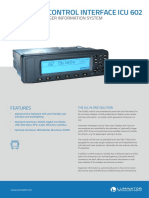 On-Board Control Interface Icu 602