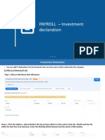 Investment Declaration Manual