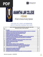Taxation - 6 Semester