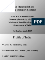 Focus Presentation On Indian Transport Scenario