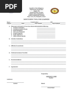 Monitoring Tool For Learners: Curry Elementary School