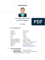 Curriculum Vitae Lesly Isabel Gonzales Fonseca.