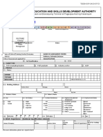 Application Form With Admission Slip