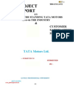 1 Project On TATA Motors