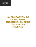 La Educacion de La Primera Infancia EL RETO DEL TERCER MILENIO