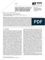 Advanced Fuzzy Power Extraction Control of Wind Energy Conversion System For Power Quality Improvement in A Grid Tied Hybrid Generation System