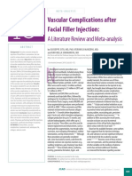 Vascular Complications After Facial Filler Injection:: A Literature Review and Meta-Analysis