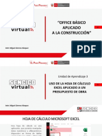 "Office Básico Aplicado A La Construcción": Instr. Miguel Llerena Vásquez