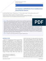 Quero Et Al 2019 Plasma Cholinesterase Activity in Wild Birds From Undisturbed Woodlands in The Central Monte Desert