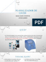 Equiipo Analizador de Leche