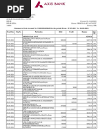 Statement of Axis Account No:912010032638430 For The Period (From: 07-05-2021 To: 06-08-2021)