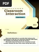 Class Room Interaction