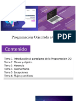 Programación Orientada A Objetos