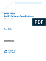 Micro Focus Fortify Software Security Center: User Guide