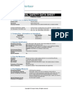 Material Safety Data Sheet: 1. Product and Company Identification