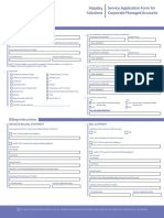 Company Information: Mobility Solutions Service Application Form For Corporate Managed Accounts