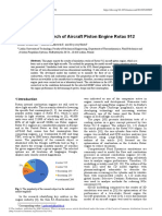 Simulation Research of Aircraft Piston Engine Rota