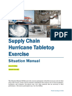 Supply Chain Hurricane Tabletop Exercise: Situation Manual