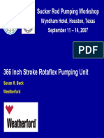 366 Inch Stroke Rotaflex Pumping Unit: Sucker Rod Pumping Workshop