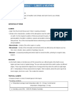 MODULE 1 - Climate & Weather