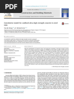 @constitutive Model For Confined Ultra-High Strength Concrete in Steel Tube, 2016