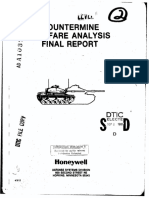 Warfare Analysis: Countermine Final Report