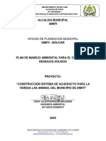 Plan de Manejo Ambiental Vereda Las Animas