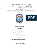 La Serranita Monografia