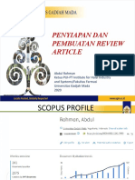 Materi Penulisan Review Lengkap AKFAR Ms SIDOARJO