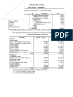 Ratio Analysis Worksheet