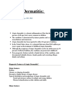 Atopic Dermatitis:: Dr. Francisco Eizayaga, MD PHD