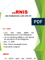 Arnis: Ang Pambansang Laro Atin Ito