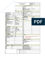 Flow Transmitter Datasheet: TAG Number Service