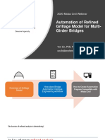 Automation of Refined Grillage Model For Multi-Girder Bridges