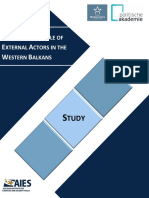 Role of External Actors in WBDeutscherExecutiveSummary 1