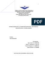 TRABAJO DE LA GIARDIASIS INTESTINAL, TRICOMONAS UROGENITALES y TAXOPLASMOSIS