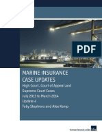 Marine Insurance Case Updates