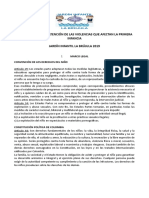 Protocolo para La Atención de Las Violencias Que Afectan La Primera Infancia