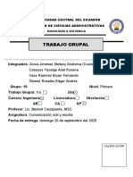 2 Trabajo Grupal Comunicación Oral y Escrita