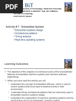 Activity # 7: Embedded System