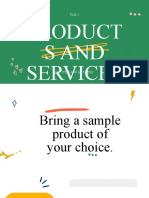 Gr. 5 - Product and Services