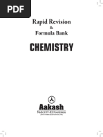 Rapid Revision & Formula Book Chemistry by Aakash